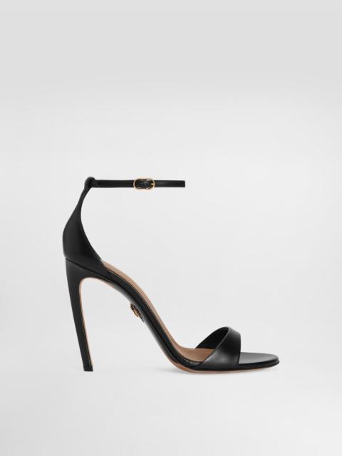 Dolce & Gabbana Polished goatskin sandals