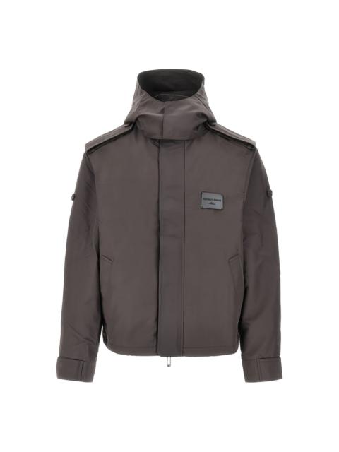 logo-appliqué jacket