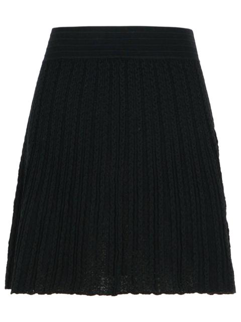 A.P.C. A.P.C. 'Kayla' Black Wool Skirt Women
