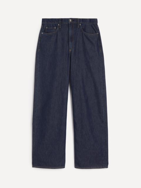 rag & bone Featherweight Logan Wide-Leg Jeans in Wellbrook