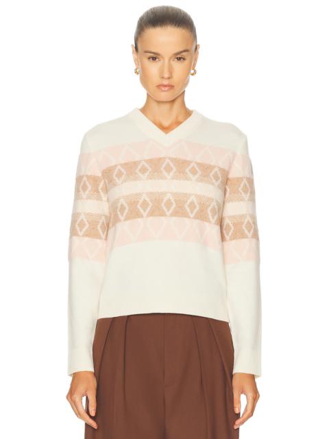 Moncler Long Sleeve V-neck Sweater