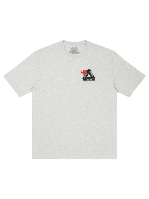 PALACE Palace Tri-Hearts T-Shirt 'Grey Marl'