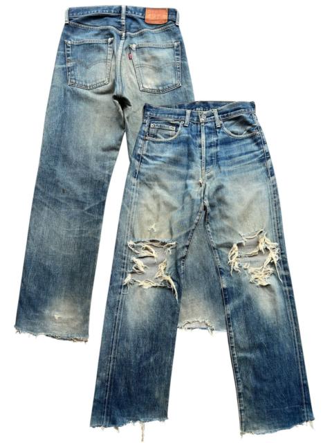 Levi's Levi’s 503B Big E Selvedge Distressed Mudwash Denim Jeans 29