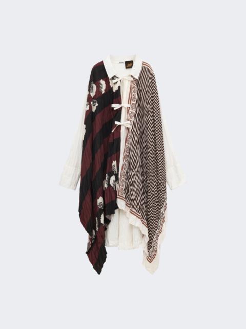 Loewe X Paulas Ibiza Pleated Tunic Dress Light Beige