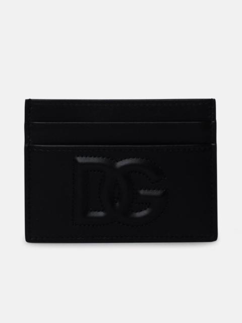 Dolce & Gabbana BLACK LEATHER CARD HOLDER