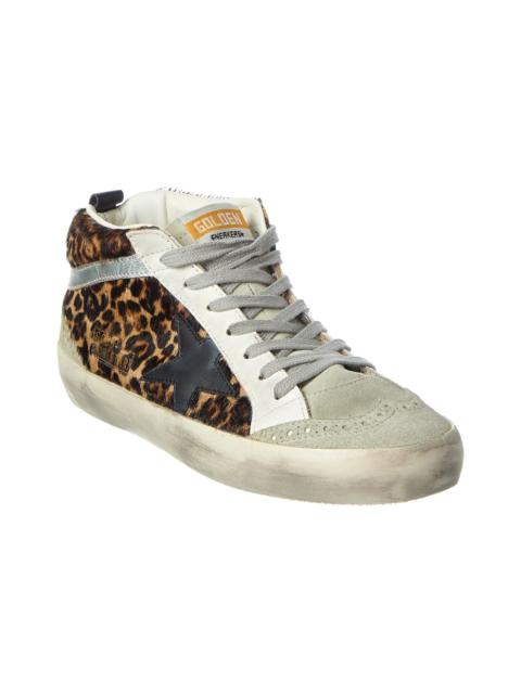 Golden Goose Golden Goose Mid Star Haircalf & Leather Sneaker