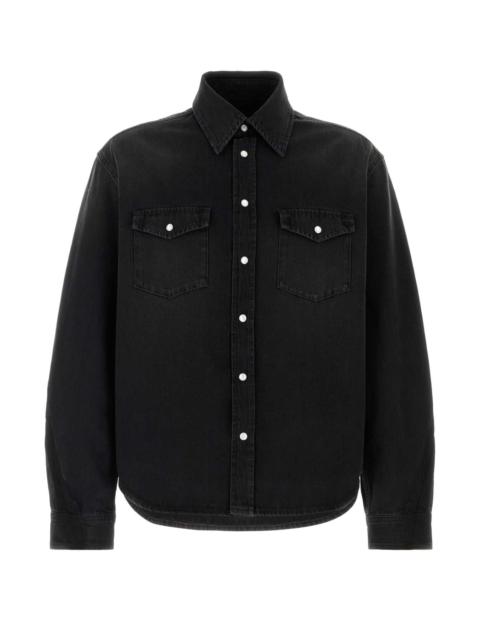 Givenchy Givenchy Men Black Denim Shirt