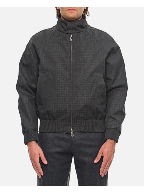 FENDI Fendi Men Blouson Coated Canvas Logo