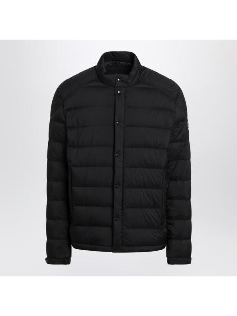 Moncler Moncler Slim-Fit Down Jacket In Black Shell With Applied Logo Men