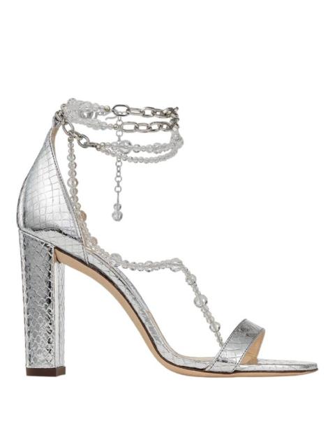 JIMMY CHOO Jimmy Choo Neena 100 Leather Sandals