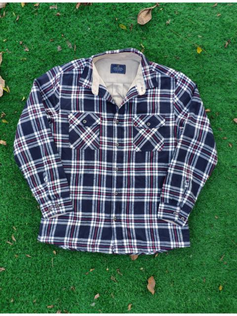 Other Designers Japanese Brand - Vintage Tartan Flannel Travis Scott Style Summer Shirt