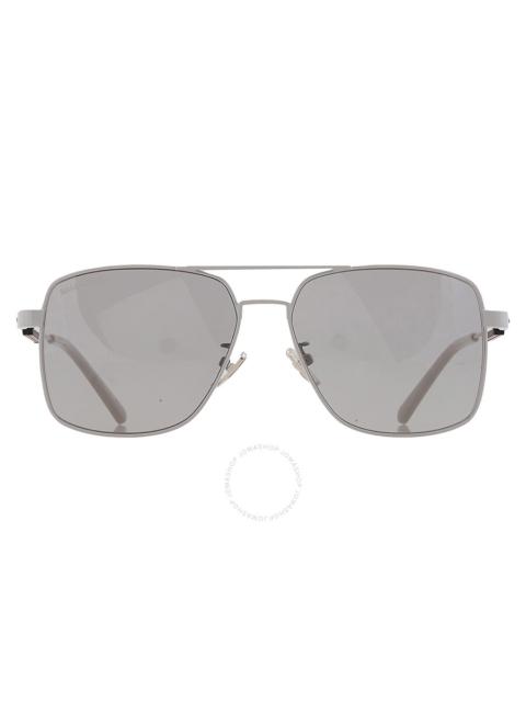 Balenciaga Grey Navigator Men's Sunglasses BB0116SA 004 59