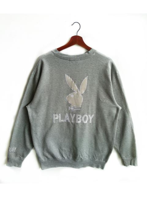 Other Designers Vintage Playboy Big Logo Sweatshirt/Size L/Gray Colour