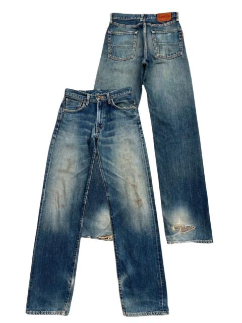 Other Designers Vtg Edwin 505x Selvedge Distressed Mudwash Denim Jeans 29x34