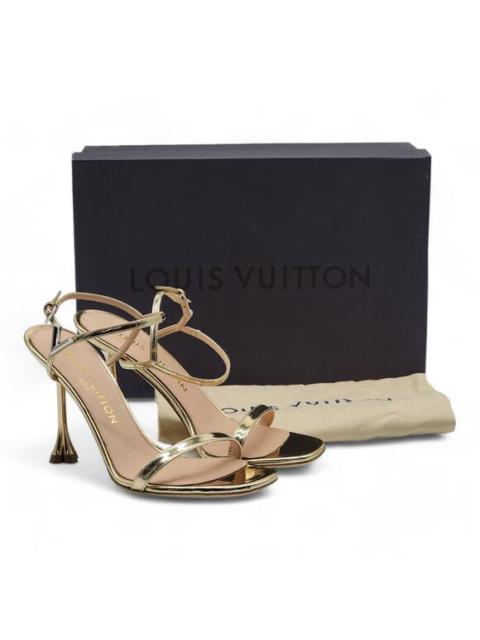 Louis Vuitton Louis Vuitton Blossom Sandals Leather in Gold 36 6 NWB