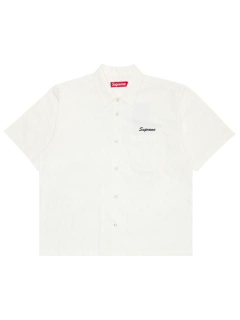 Supreme Supreme Margaret Keane Teardrop Short-Sleeve Work Shirt 'White'