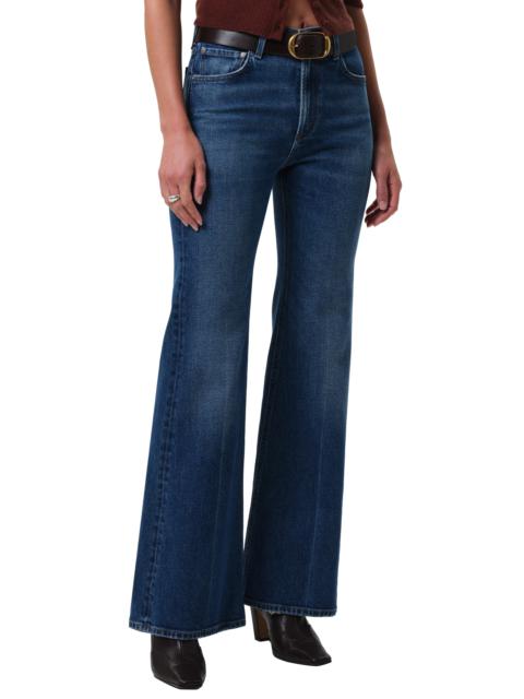 Citizens of Humanity Citizens of Humanity Kimberley High Waist Wide Leg Jeans in Cruisemed Blue at Nordstrom