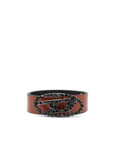 Moschino TEGU LIZARD-PRINT BAROQUE BUCKLE BELT | REVERSIBLE display picture 3