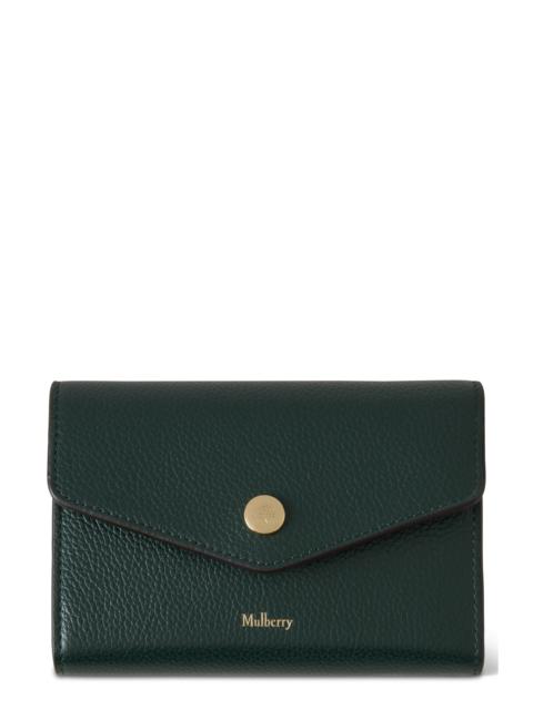 Mulberry Mulberry Snap Leather Wallet in Mulberry Green at Nordstrom
