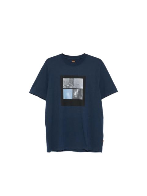 BOSS Boss Blue T-Shirts & Vests - T-Shirts Men