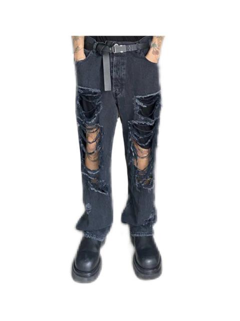 Other Designers Ben Taverniti Unravel Project - Oversize Shredded Jeans
