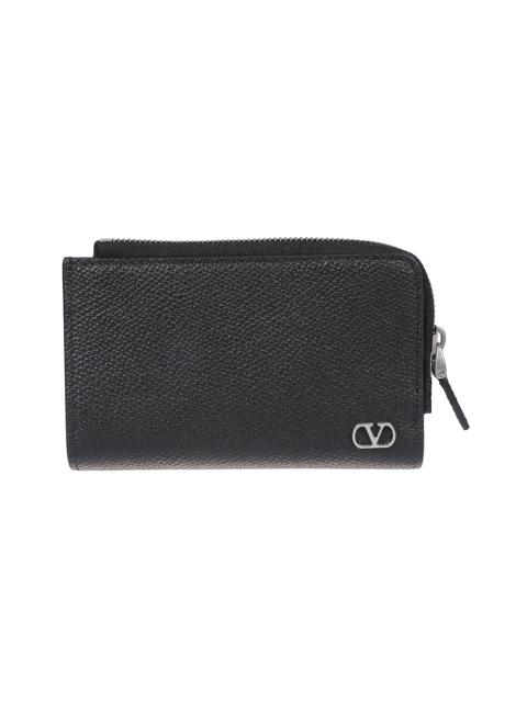 Valentino Leather wallet with logo