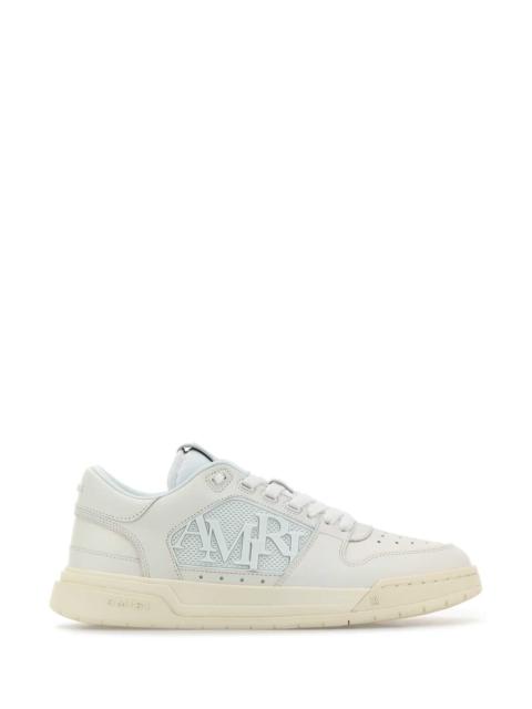 Amiri Men White Leather Classic Low Sneakers