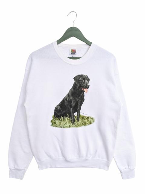 Other Designers Vintage - Vintage Sally Klein Dog Print Sweatshirt