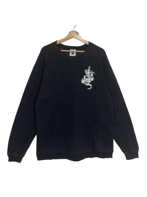 Other Designers Vintage - KU USA MADE IN USA SMALL LOGO CREWNECK SWEATSHIRT