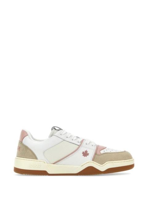 DSQUARED2 Dsquared Woman Multicolor Leather Spiker Sneakers