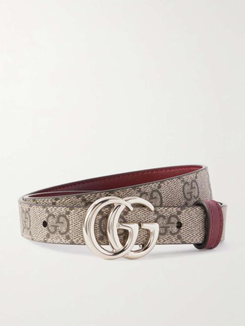 GG Marmont reversible leather belt Multi
