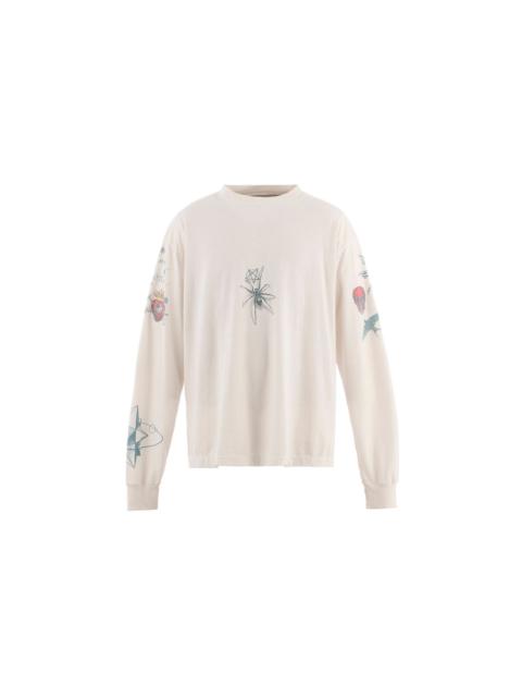 SAINT M×××××× X DR. WOO TATTOO LONG SLEEVE TEE (WHITE)