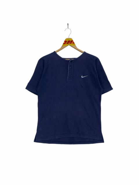 Nike Vintage Nike Button T Shirt #3128-115