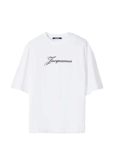 JACQUEMUS Jacquemus Men Oversized Logo-Print T-Shirt