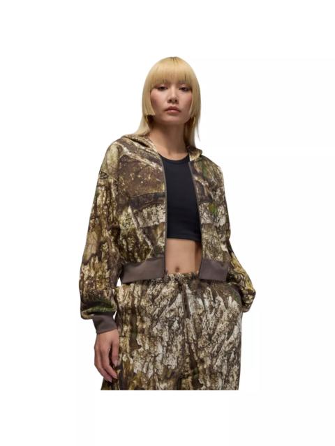 Jordan Women's Brooklyn Fleece Realtree Mod Crop Full-Zip Jacket