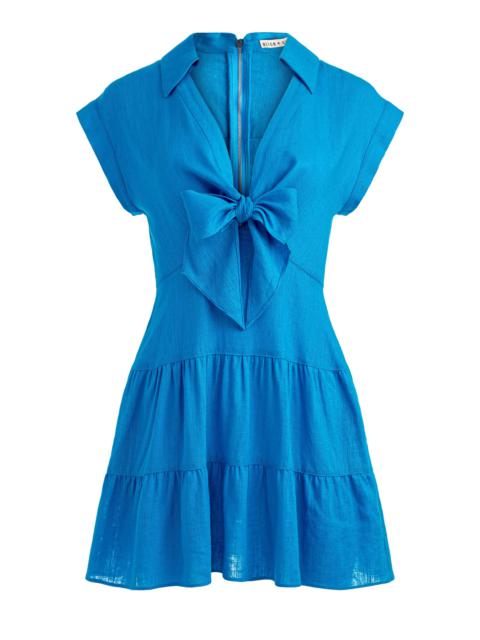 Alice + Olivia MILA LINEN MINI DRESS