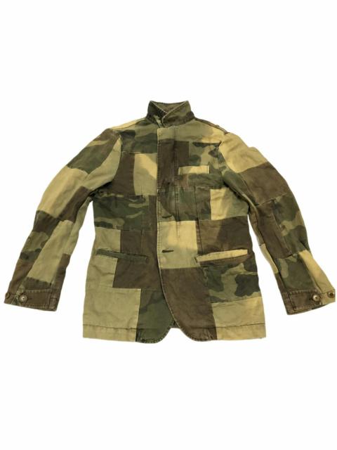 Other Designers Japanese Brand - Gowest Reconstruct Hybrid Camo Patch Jacket