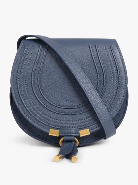 Chloé SMALL MARCIE SADDLE CROSSBODY BAG | TAPESTRY BLUE