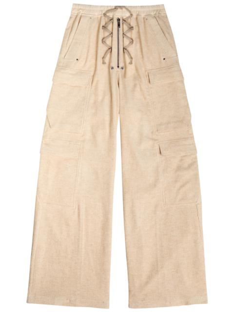 Rick Owens Rick Owens Cargobela Wide-leg Corduroy Cargo Trousers