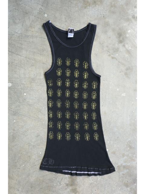 Chrome Hearts Chrome Hearts - Vintage - Gold Vine Dagger Ribbed Tank Top