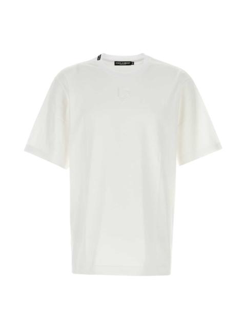 Dolce & Gabbana White Cotton T-shirt