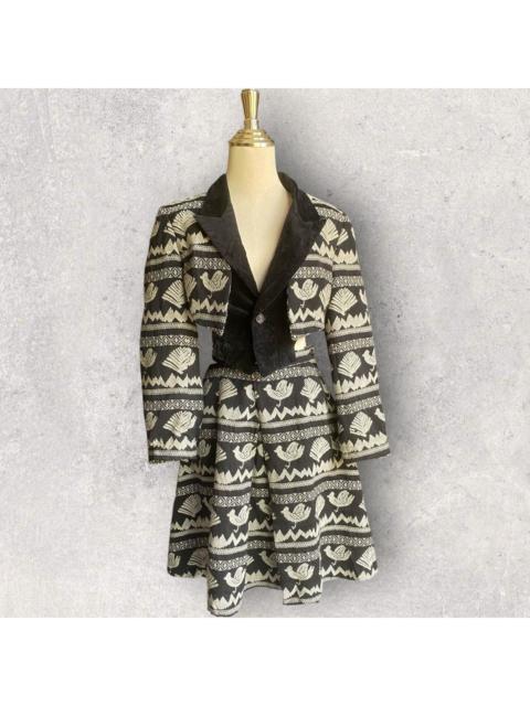 Comme Des Garçons Vintage Fall 1989 Set Cropped Jacket and Skirt