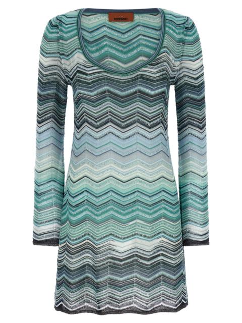 Missoni Missoni Women Chevron Lamé Dress
