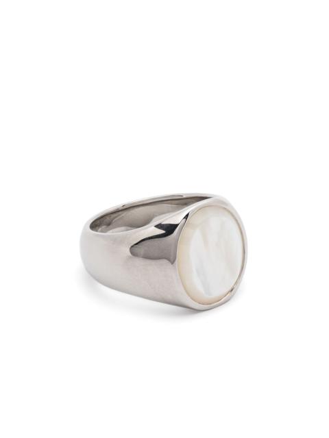 TOM WOOD oval Mother-of-Pearl ring