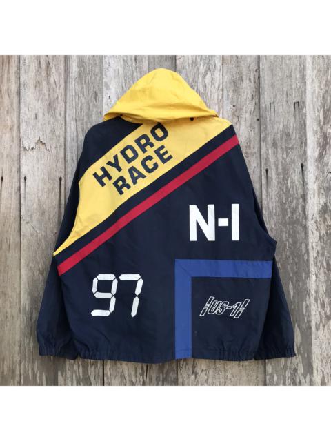 Other Designers Vintage - Vintage Nautica Multicolor Reversible Hoodie Jacket