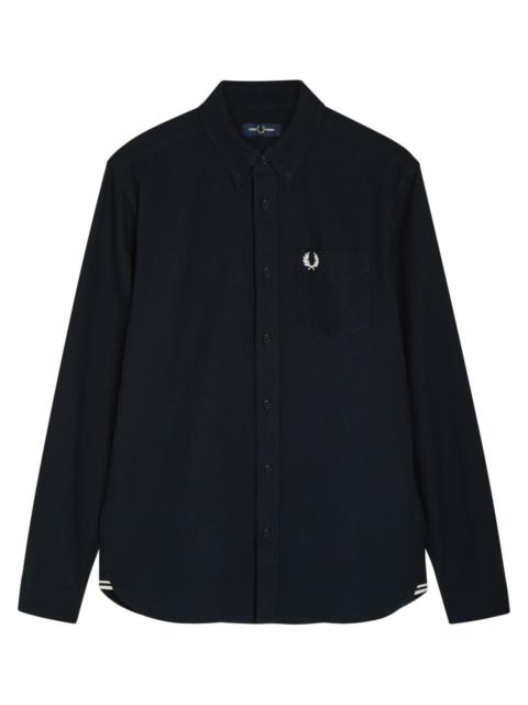 Fred Perry Fred Perry Oxford Logo-embroidered Cotton Shirt