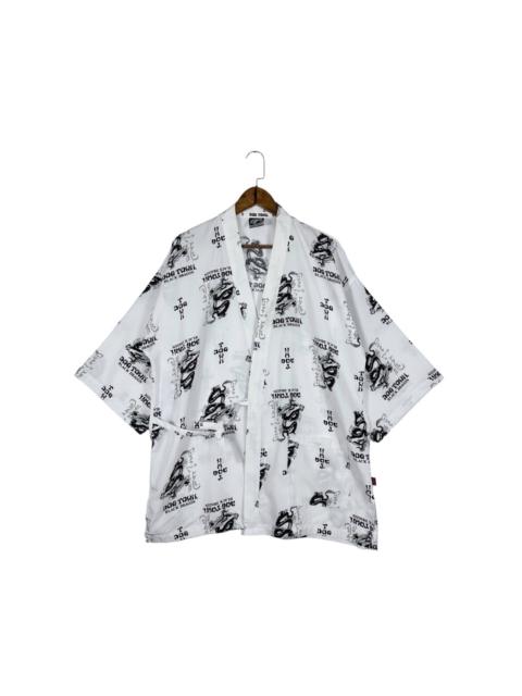 Other Designers Kimono Japan Dragon - Dog Town Black Dragon Kimono All Over Print