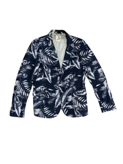 Diesel Nylon Jacket Full print Design Forest Print Design