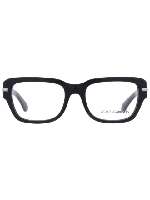 Dolce & Gabbana Dolce and Gabbana Demo Square Men's Eyeglasses DG3408 501 54