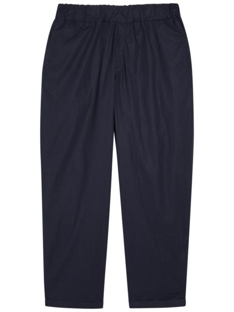 LABO.ART Labo.art Tapered-leg Cotton Poplin Trousers
